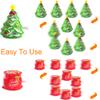 Gawertoy 8 Pack Christmas Wind Up Toys, Assorted Clockwork Toys Christmas Wind-Up Toys Assortments Mini Jumping Walking Toys Goody Bag Fillers Christmas Party Favors for Kids Boys and Girls (#C) view 3