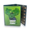 Pennybandz Penny Postcard Tri-Fold Pressed Penny Collector Book Holds 60 Pressed Pennies and Your Favorite Postcard for Your Cover (Hulk Smash Penny) view 1