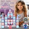 Little Pi Frozen Magnetic Tiles 3 Year Old Girl Gifts 5 Year Old 4 Year Old Girl Birthday Gifts Princess Toys Magnet Tiles Building Blocks Castle Age 3 4 5 6 7 8 view 2