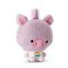 Ami Amis Plush Knit Toy 4-Inch Oinkie & Telly, Cute Collectible Stuffed Plush Toys 2-Pack view 2