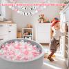 Heopeis Ball Pit Balls 100 Pink Ocean Balls for Babies Ball Pit Kids Play Tents,Children Soft Plastic Pool Balls for Birthday Decorations Parties Playground Toys view 2