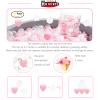 Heopeis Ball Pit Balls 100 Pink Ocean Balls for Babies Ball Pit Kids Play Tents,Children Soft Plastic Pool Balls for Birthday Decorations Parties Playground Toys view 3