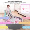 Heopeis Ball Pit Balls 100 Pink Ocean Balls for Babies Ball Pit Kids Play Tents,Children Soft Plastic Pool Balls for Birthday Decorations Parties Playground Toys view 4
