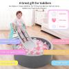 Heopeis Ball Pit Balls- Phthalate Free BPA Free Crush Proof Plastic Ball, Play Balls for Ball Pit Pool Playpen Babies Kids Children Birthday Parties Pool Tent Party, 100Pcs view 3