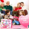 maysida Unicorn Dance Mat Toys for 3-12 Year Old Girls, Dance Pad with LED Lights, Built-in Music, 6 Game Modes, Electronic Dancing Mat as Christmas Birthday Gift for 3 4 5 6 7 8 9+ Girls (Pink) view 2
