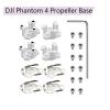 SeiZed Propeller Base for DJI Phantom 4 Drone Motor Mount Props Holder Quick Release Engine Base Replacement Kits (Color : for p4) view 2