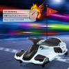 12V Ride on Drift Car,Kids Electric Drifting Go-Kart High/Low Variable Speed with 5 Wheels,Built-in Music,Front+Tail LED Light,Low-Power Alarm(White) view 2