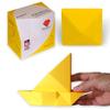 Pickagram Tangram 3D Magnetic Puzzle for Kids (8-12), Adults & Seniors | STEM Certified Fidget Puzzle - Magnetic Pattern Blocks for Cognitive Development, Creativity & Focus - Yellow view 1