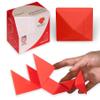 Pickagram Tangram 3D Magnetic Puzzle for Kids (8-12), Adults & Seniors | STEM Certified Fidget Puzzle - Magnetic Pattern Blocks for Cognitive Development, Creativity & Focus - Red view 1
