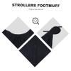 ibasenice Stroller Windshield Cover Footmuff for Pushchairs for Cold Weather Outings Design for Easy Temperature Control Suitable for Mild Winters view 4