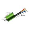 kowaku 6314 2840 Brushless Motor and 6313 Brushless ESC, Electronic Speed Controller Upgrades Parts for 1/16 Scale Remote Control Cars Spare Parts, Brushless Motor view 2