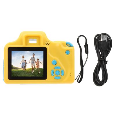 Kids Selfie Camera, 2 Inch 5M HD 1080P Toddler Video Recorder Rechargeable Electronic Mini Camera, Christmas Birthday Children (Blue)
