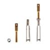 ZHIPAIJI RC Airplane Part, 10 Pcs M2/M3 RC Model Iron Metal Clevis Chuck Pull Rod Connector Coupler Screw Spare Parts for DIY RC Airplane Plane Aircraft Models Accessories (Color : M2) view 2