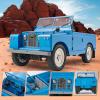 BEEZRC FMS 1/12 RC Crawler Land Rover Series II RC RTR 4WD 2.4G Model Car Hobby RC Crawler RC Cars Offroad RC Truck Remote Control Car with Transmitter LED Lights for Adults(Blue) view 3