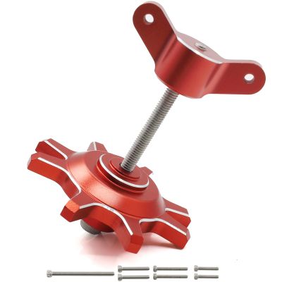 HOPLEX RC Car Tires Tool 1.9 2.2 inch Beadlock Hub Tire Assemble/Removal Tool Fits for for Traxxas TRX4 TRX6 Axial SCX10 II III Redcat 1/10 RC Crawler (Red)