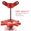 HOPLEX RC Car Tires Tool 1.9 2.2 inch Beadlock Hub Tire Assemble/Removal Tool Fits for for Traxxas TRX4 TRX6 Axial SCX10 II III Redcat 1/10 RC Crawler (Red) view 3