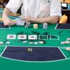 MBROS 94.5 x 47 Inch Professional Poker Mat Portable Rubber Foam Poker Table Top Layout Rectangular Poker Mat (Green,Blue) view 3