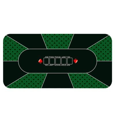 MBROS Professional Poker Mat, Portable Poker Table Mat 8 Player, Poker Game Mat with Carrying Bag - 3 Sizes