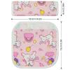CUXFLS Baby Strap Cover for Children, 2 Pcs Infant Car Seat Belt Cover Pad, Neck Pad Protector for Kids Newborn Toddlers (Pink Unicorn) view 2