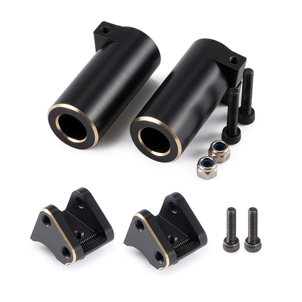 71g SCX10 II Brass Weights Link Mounts Shock Suspension Linkages Clamping Lockouts for Rear Axle for 1/10 RC Crawler AR44 Axial SCX10 Upgrades