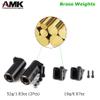 71g SCX10 II Brass Weights Link Mounts Shock Suspension Linkages Clamping Lockouts for Rear Axle for 1/10 RC Crawler AR44 Axial SCX10 Upgrades view 3