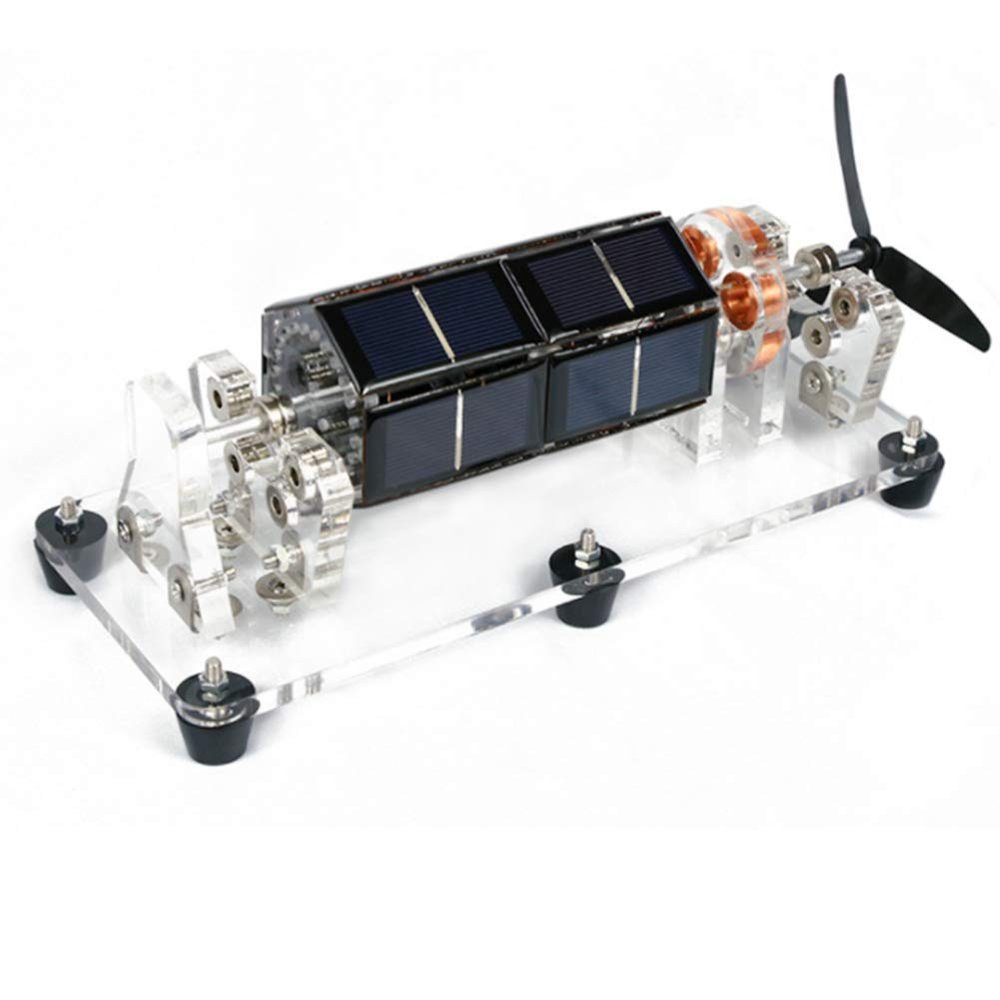 6 Sides Solar Motor Student Physics Experiment Magnetic Levitation Motor Technology Creative Gifts