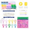 LORHAKI Bead Pets Kit, Art Craft Gift for Kids, Bead Animals Keychain, Art Craft Set for Beginners with Instructions, Pony Beads for Keychain Making Kit, DIY Jewelry Making Kit for Girls view 2