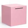 Adults Piggy Bank Must Break to Open, Unbreakable Stainless Steel Piggy Bank for Adults, Metal Savings Box for Cash Saving (Pink, 7.9 inch) view 1