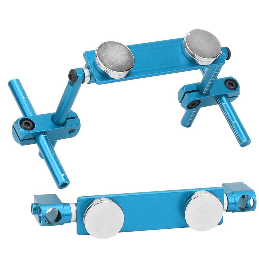 Mrisata Aluminum Invisible Body Assembly Kit for HSP 1/10 RC Racing Car (Blue Sky)