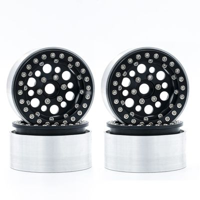 Lifehead 1.9 Inch Split Structure Beadlock Wheels CNC Engraving for 1/10 RC Crawler Car TRAXXAS TRX4 TRX6 Axial SCX10 90046 90047 SCX10 III AXI03007 Tamiya CC01 D90 D110,12mm Hex