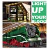 Pamvava Lights Bricks Kit LED Light Up, 14 Pieces 2x3 Classic Transparent Accessories Brick Set, Compatible with Major Brands view 4