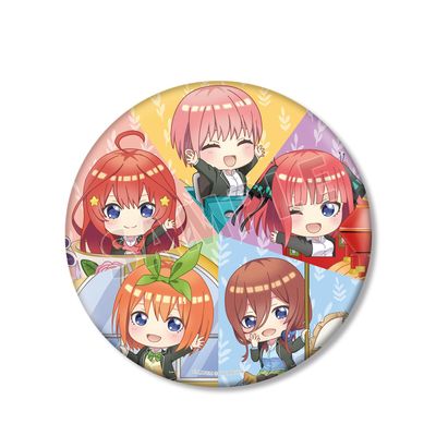 "Bride of Quintuplets" Tobu Zoological Park Collaboration Meeting Chibi Character Big Can Badge Ver.B