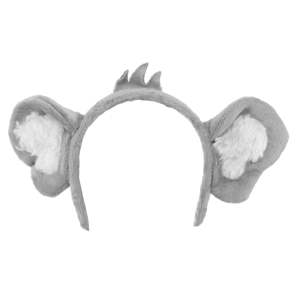 FRCOLOR Koala Ears Headband Cartoon Plush Koala Ears Hair Band Halloween Animal Costume Cosplay Hair Hoops Jungle Party Decorations