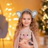 FRCOLOR Koala Ears Headband Cartoon Plush Koala Ears Hair Band Halloween Animal Costume Cosplay Hair Hoops Jungle Party Decorations view 3