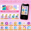 Kids Smart Phone for Girls, Christmas Birthday Gift for Girls Age 3-8, Children's Pretend Play Phone, Toddler Fake Cell Phone with Games, MP3 Music Player, Toys for 3 4 5 6 7 8 Years Old(Pink) view 2