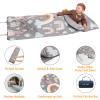 Kids Sleeping Bag, Sleeping Bags for Boys & Girls, Large Kids Sleeping Bag with Pillow, SlumberSoft Slumber Bags, Toddler Sleeping Bags for Daycare Travel Naps and Sleepovers,63" x 30" view 2