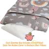 Kids Sleeping Bag, Sleeping Bags for Boys & Girls, Large Kids Sleeping Bag with Pillow, SlumberSoft Slumber Bags, Toddler Sleeping Bags for Daycare Travel Naps and Sleepovers,63" x 30" view 3