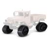 NDNCZDHC 4Pcs RC Car Tire Wheel, RubberTyre Accessory Parts for RC Car, RC Tire Replacement Compatible with 1/16 RC Military Truck view 4