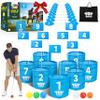 TOY Life Golf Game Set, 9 Holes Backyard Golf Bucket Game for Adults Family Kids, with Balls and Flag, Outdoor Indoor Backyard Practice Game for Beach, Yard, Camping and Lawn view 1