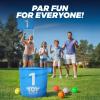 TOY Life Golf Game Set, 9 Holes Backyard Golf Bucket Game for Adults Family Kids, with Balls and Flag, Outdoor Indoor Backyard Practice Game for Beach, Yard, Camping and Lawn view 3