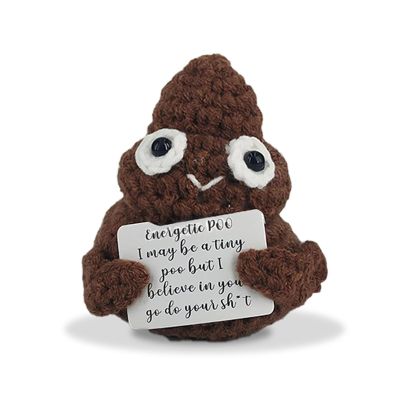 CARAFAST Funny Gifts Positive Mini Poop Cute and Funny White Elephant Gift Suitable for Birthday Christmas Gag Gifts (Fat)