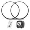 KomeStone K2 Elite Rock Tumbler Belt  Strong & Durable Nylon Replacement Belt with Free 1-Year Support, 2 Pcs view 1