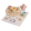 JC Toys Parfait Collection | Real Wood 12 Piece Tea Party Set | for Dolls and Stuffed Animals Ages 3+ | Twiggly Toys view 1