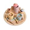 JC Toys Parfait Collection | Real Wood 12 Piece Tea Party Set | for Dolls and Stuffed Animals Ages 3+ | Twiggly Toys view 2
