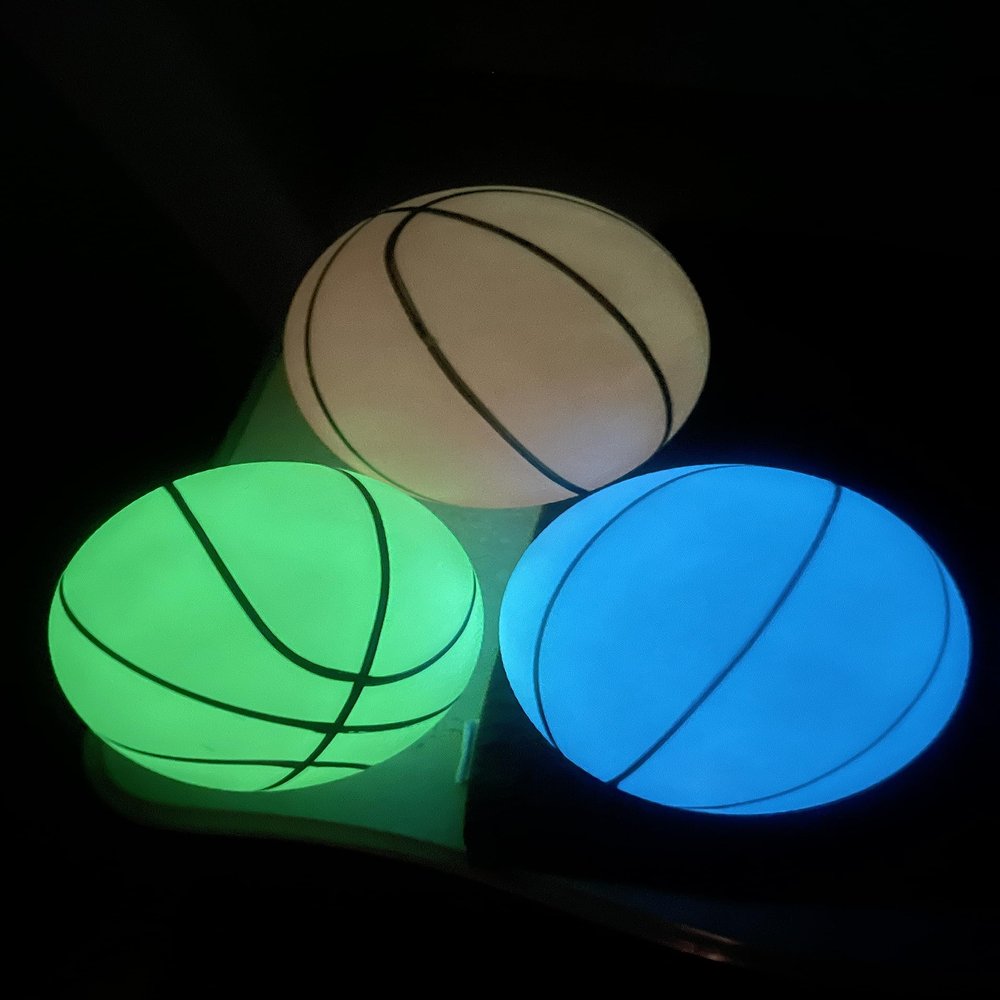 Toys+ Glow Balls! Glow in The Dark mini Basketball (3 Pack) (GBR 3 Pack)