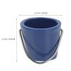 TOYANDONA Mini Bucket Model Micro Landscape Potted Plants 1.2In Metal Beach Bucket Dollhouse Accessories Miniature Garden Decor Desktop Ornament view 2