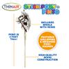 Nature Bound Stick Horse | Plush Handcrafted Hobby Horse | Stick Pony Provides Fun Pretend Play for Toddlers & Preschoolers | Handsewn, Wood, Sound Effects | Pinto Style view 3