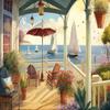 1000 Piece Adult Puzzle, Sea Sailboat Garden Landscape, Puzzle Educational Gift, Room Decor Exercise willpower view 1