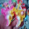 100 Packs Bulk Halloween Ghost Fidget Mini Pop for Kids Party Favors and Classroom Students Gifts view 3