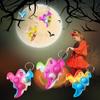 100 Packs Bulk Halloween Ghost Fidget Mini Pop for Kids Party Favors and Classroom Students Gifts view 4
